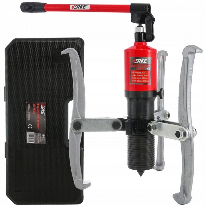 Extractor presa pentru rulmenti hidraulica 20 tone VERKE V84813