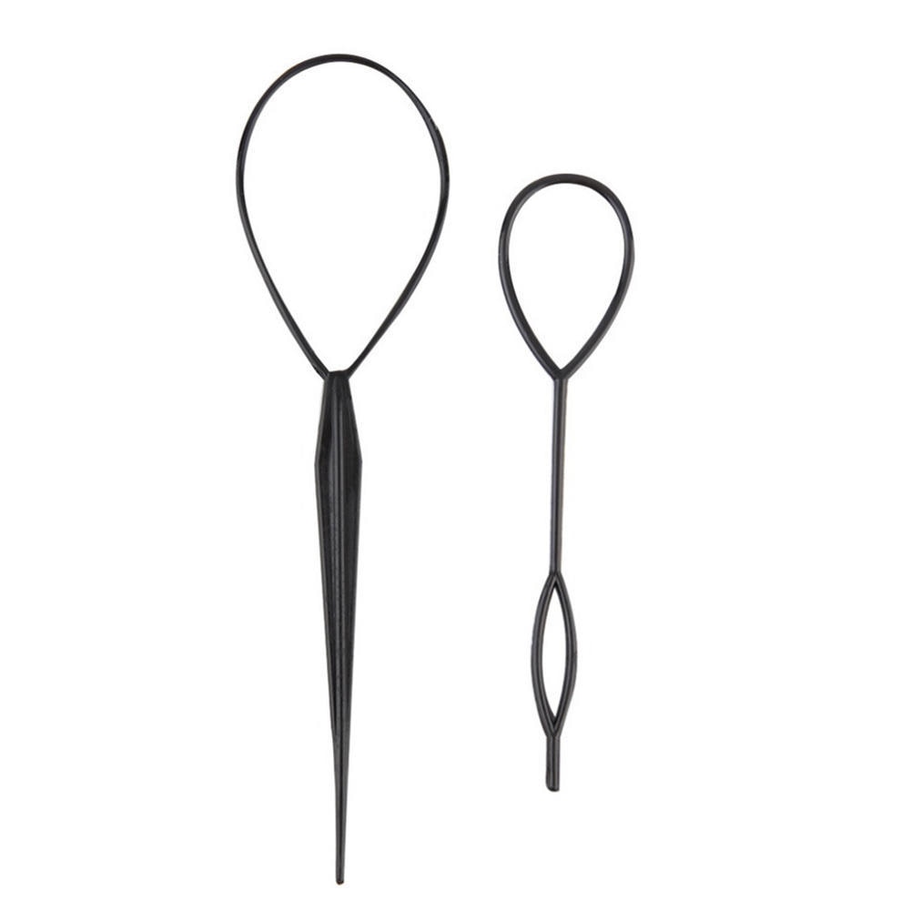 Set 2 topsy coada parul panglica coada de cal maker, negru