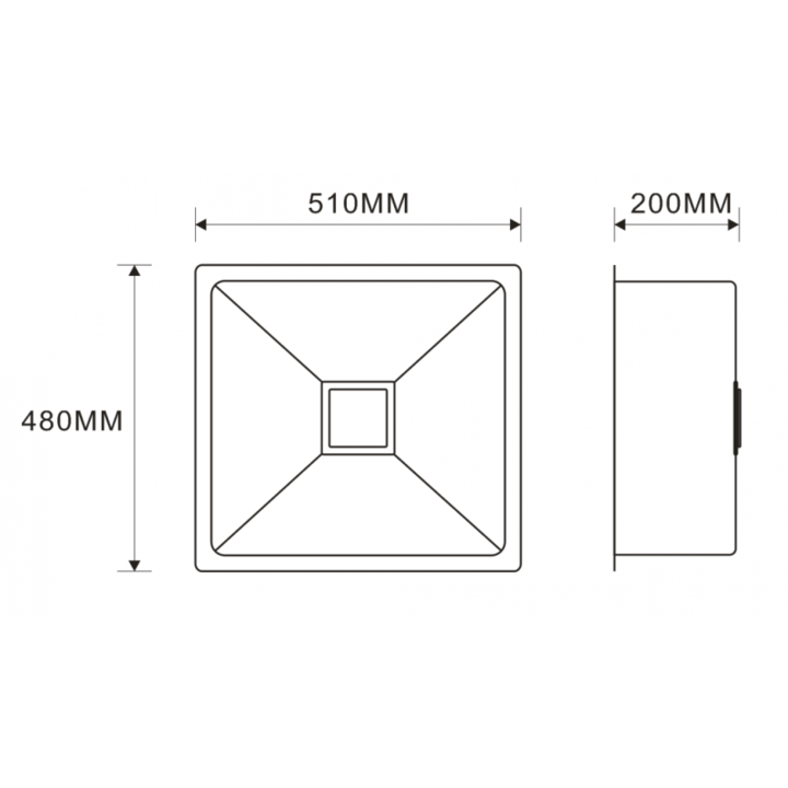 Chiuveta de bucatarie InterCeramic, 51x48cm