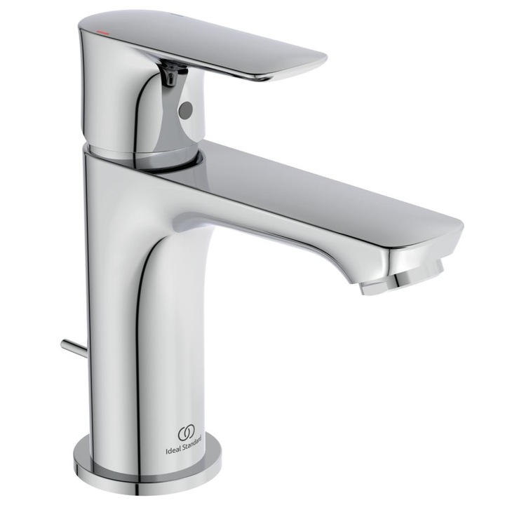 Смесител за мивка Ideal Standard Connect Air A7007, размер S, едноръкохватков, керамична глава, метален изпразнител, хром