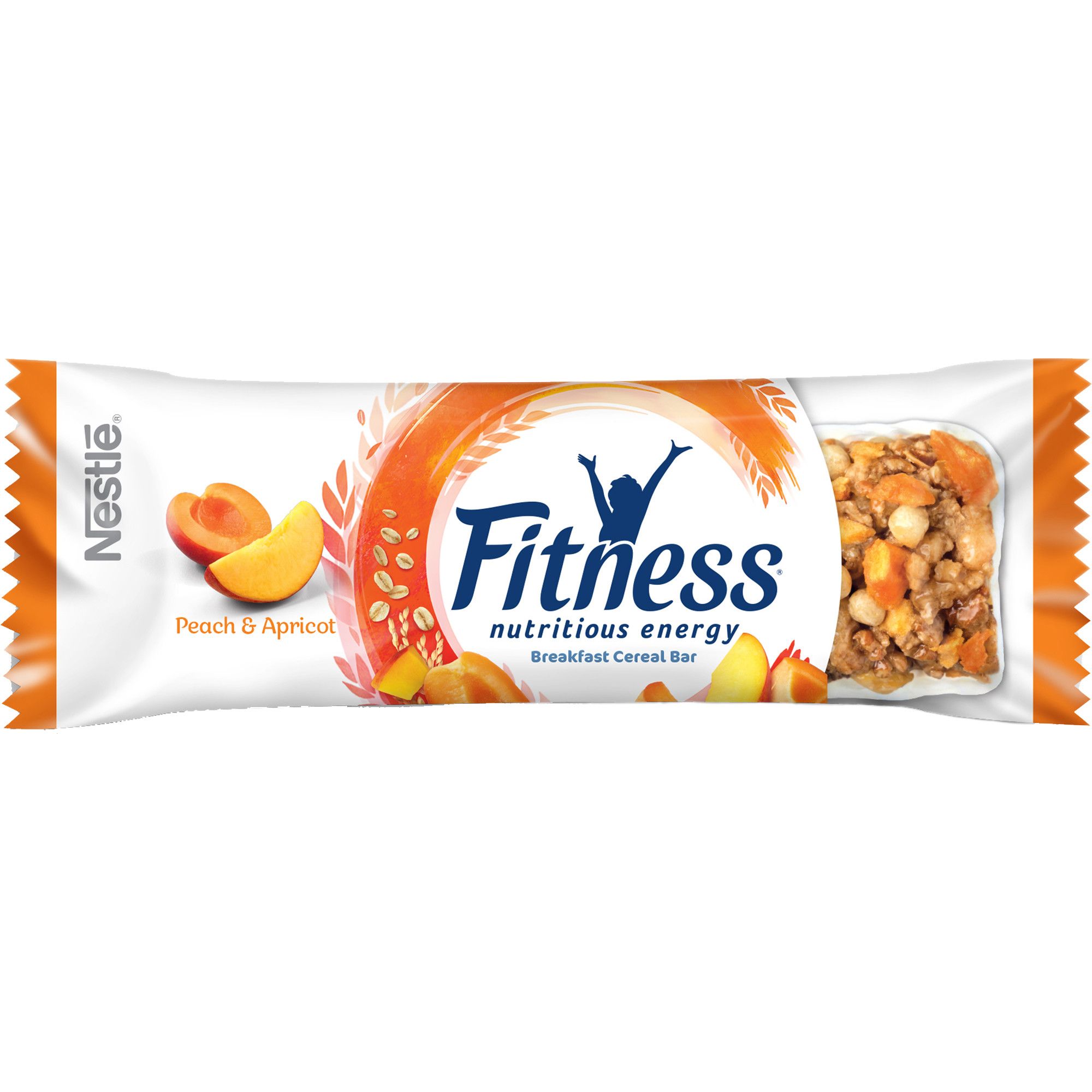 Baton cereale cu piersici si caise 23.5g Fitness
