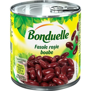 Fasole rosie boabe Bonduelle, 400g Fasole rosie boabe Bonduelle, 400g
