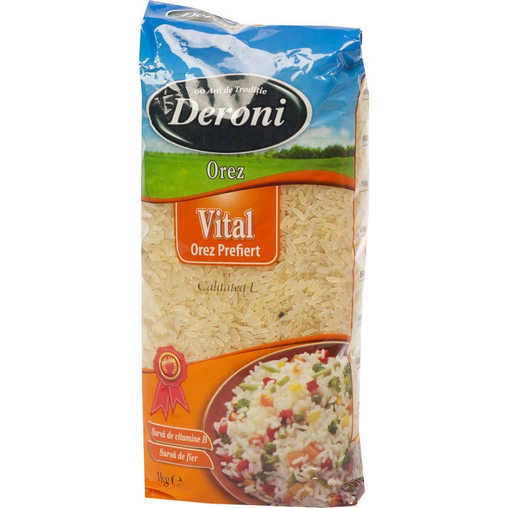 Vital Deroni előfőzött rizs, 1kg