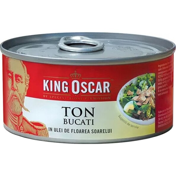 Ton bucati in ulei King Oscar, 170g
