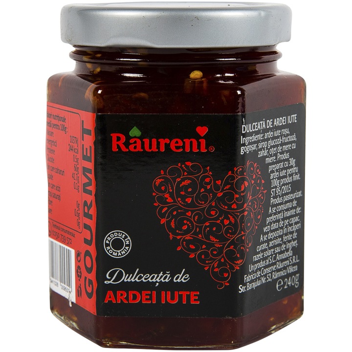 Dulceata ardei iute Raureni, 240g
