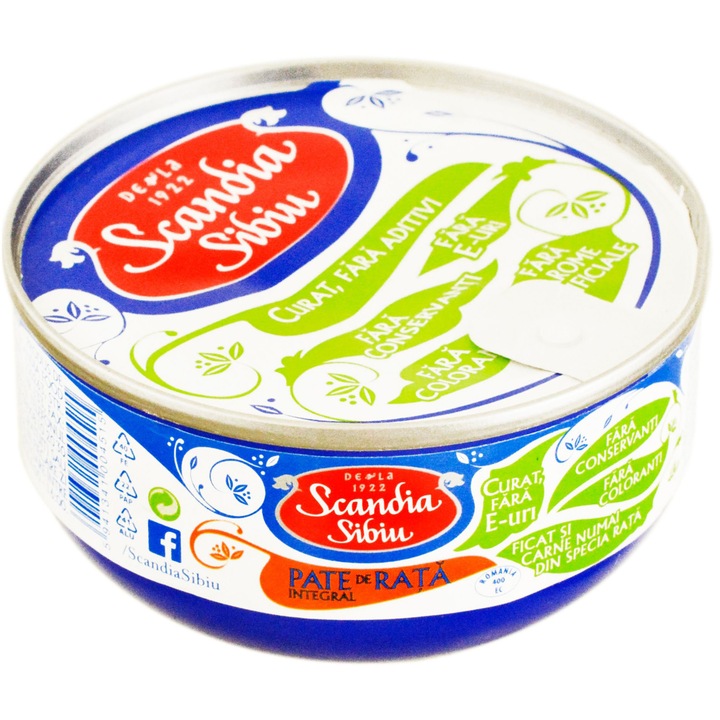 Pate de rata integral Scandia Sibiu, 120g