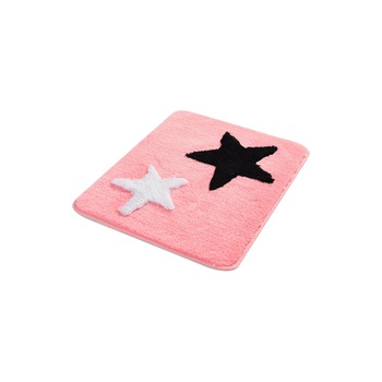Covoras baie 50x60 cm, Alessia Home, All Star Candy Pink Covoras baie 50x60 cm, Alessia Home, All Star Candy Pink