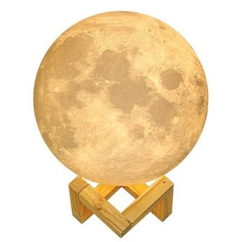 Lampa Luna Moon LED Portabila, Alb Cald si Rece, Intensitate Reglabila, Reincarcabila Lampa Luna Moon LED Portabila, Alb Cald si Rece, Intensitate Reglabila, Reincarcabila