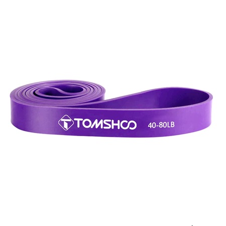 Лента Tomshoo 40-80LB, Латекс, Лилав - eMAG.bg