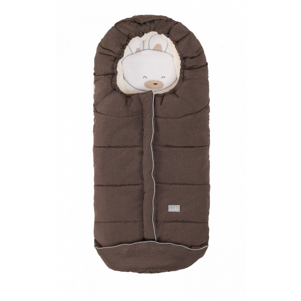 Sac de iarna 100 cm Nuvita Junior Cuccioli Rabbit Melange Brown Beige 9605