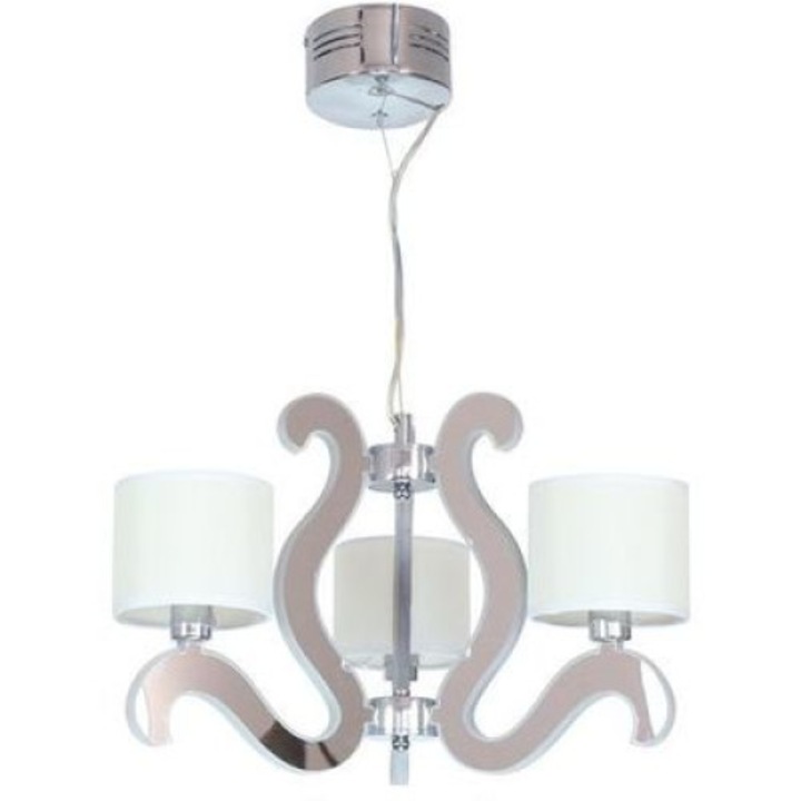 Полилей Candellux Ambrosia,3x40W E14+18,4W LED ,Хром