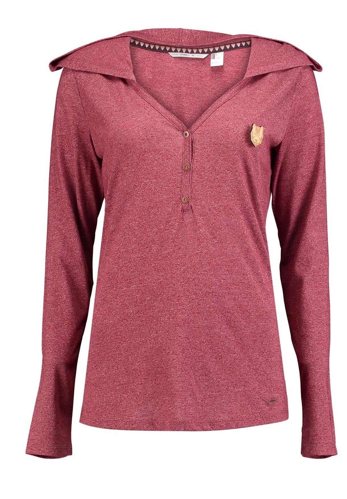 Bluza pentru femei O'Neill, Cu gluga, Rosu, S