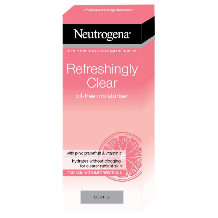 Crema hidratanta Neutrogena Refreshingly Clear pentru ten cu imperfectiuni, 50 ml