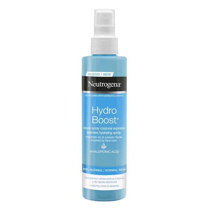 Хидратиращ спрей за тяло Neutrogena Hydro Boost за нормална кожа, 200 мл