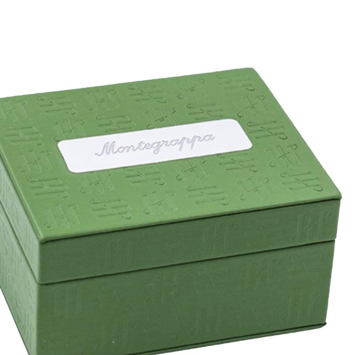 Butoni Montegrappa, Classico, finisaj aur rose cu incrustatii de onyx