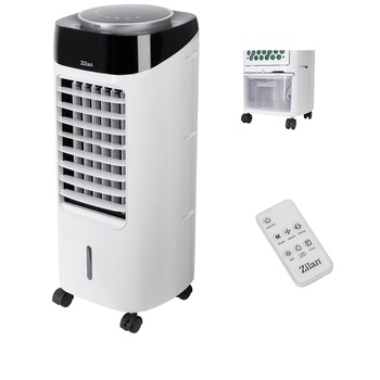 Racitor si purificator de aer mobil ZILAN ZLN-3970, Racire/Umidificare/Purificare, Display cu LED, Telecomanda, Temporizator 1-12 ore Rezervor 7 l, Portabil Racitor si purificator de aer mobil ZILAN ZLN-3970, Racire/Umidificare/Purificare, Display cu LED, Telecomanda, Temporizator 1-12 ore Rezervor 7 l, Portabil