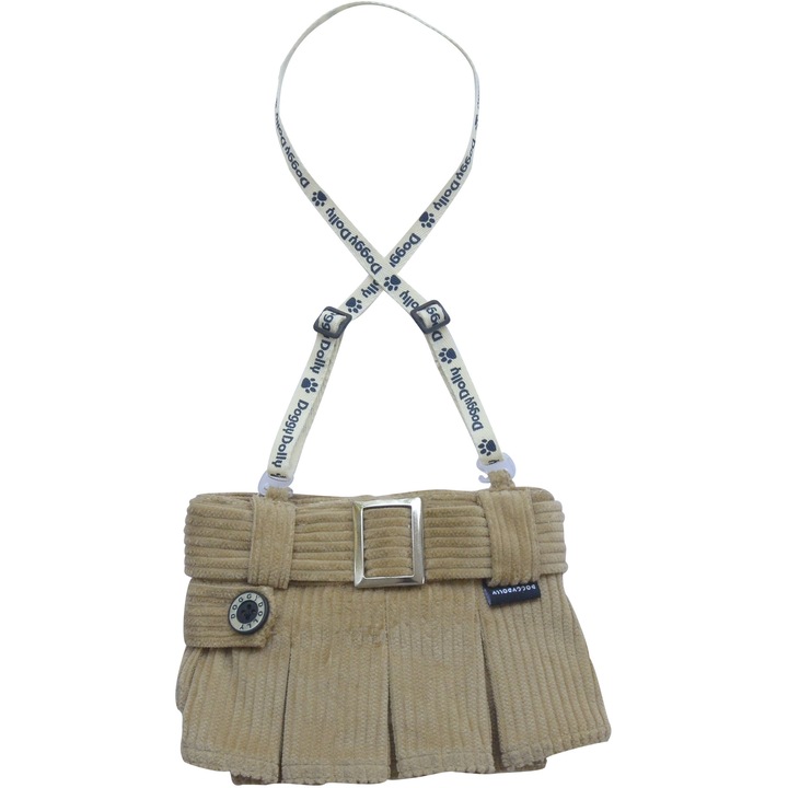 Fusta catei Raiat, Doggydolly, marime 2XL, crem