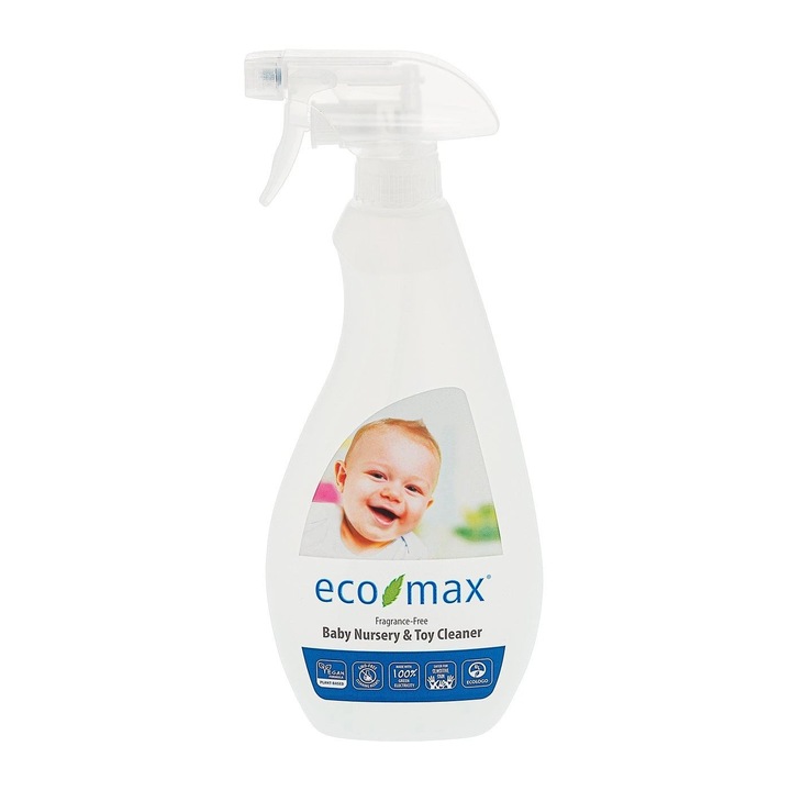 Ecomax Tisztító Oldat, játékok és babaszoba tisztítására, 710ml