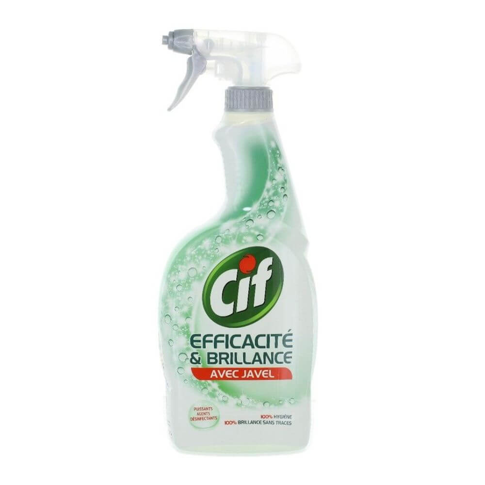 Spray Solutie Anticalcar cu Inalbitor CIF Efficacite&Brillance, Cantitate 750 ml