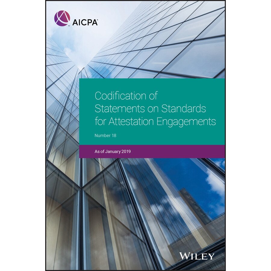 Codification of Statements on Standards for Attestation Engagements, January 2019 de AICPA