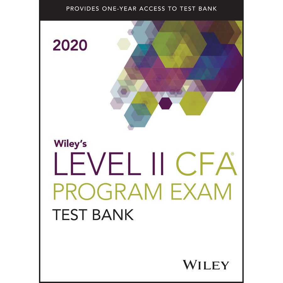 Wiley′s Level II CFA Program Study Guide + Test Bank 2020 de Wiley