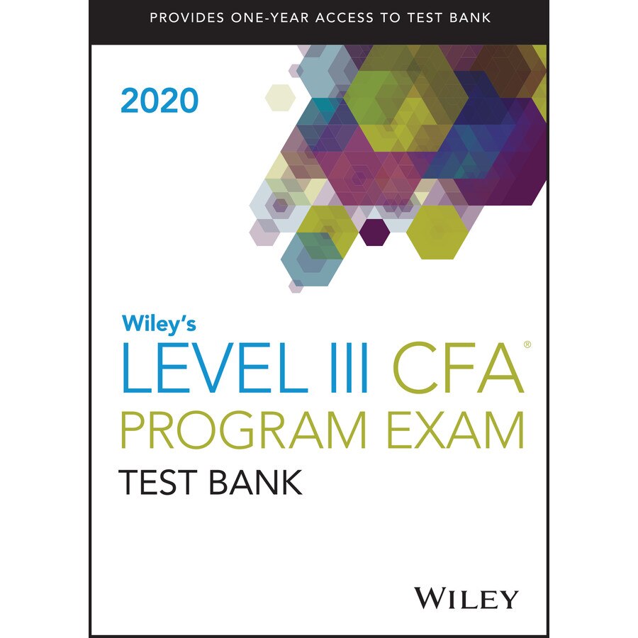 Wileys Level III CFA Program Study Guide + Test Bank 2020 de Wiley