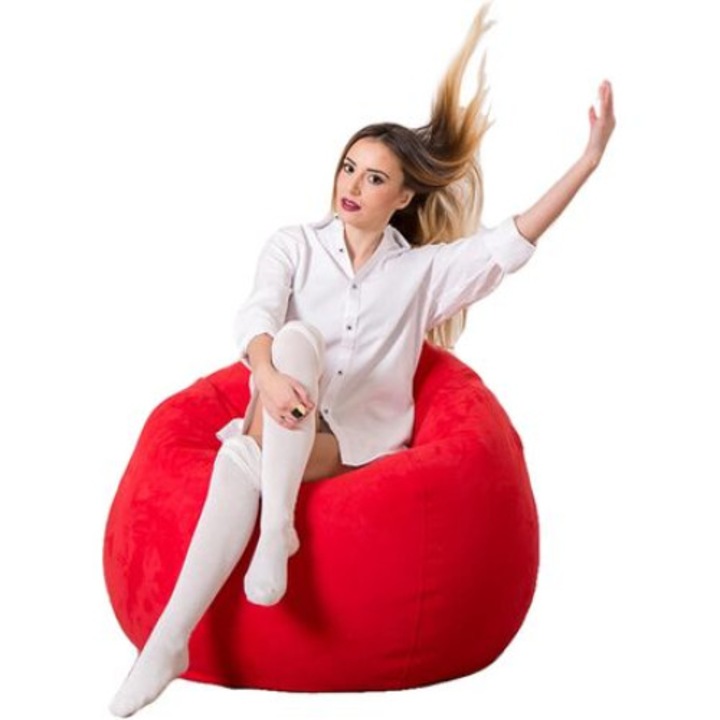 Topcho alma, bútor kárpit, piros (IMD-AL64)