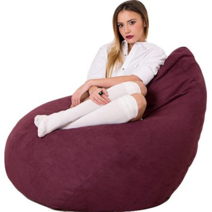 Topcho nagy körte, bútor szövet, bordó (GKMD-AL53)