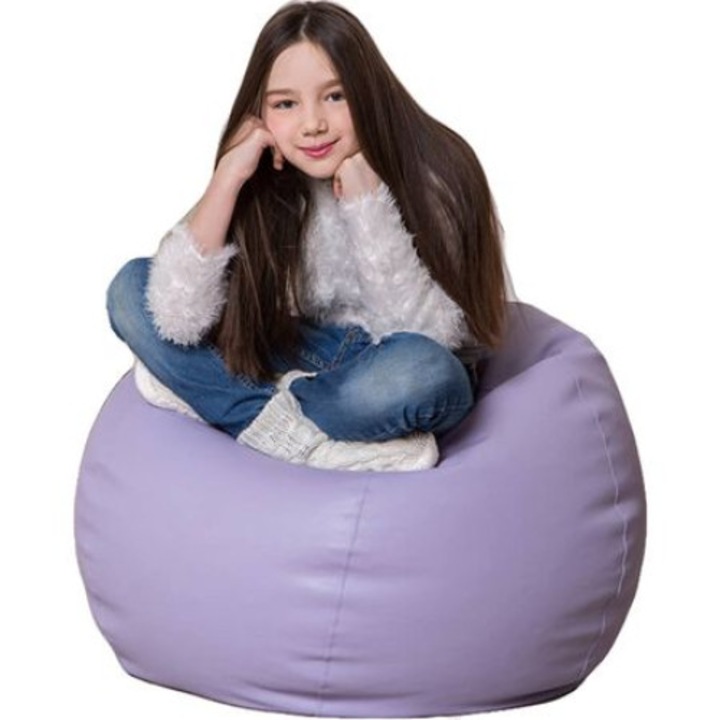 Topcho babzsák fotel , műbőr, lila (DIK-1463)