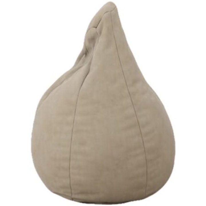 Topcho kis körte, bútor szövet luxus, világos bézs (MKMDL-EL05)