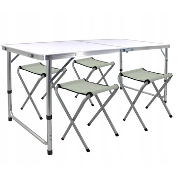 Masa plianta camping cu 4 scaune 110x80x70 cm Masa plianta camping cu 4 scaune 110x80x70 cm