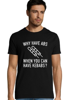 tricou barbat  personalizat quotwhy have abs when you can have kebabsquot negru imagen 14_0_
0
