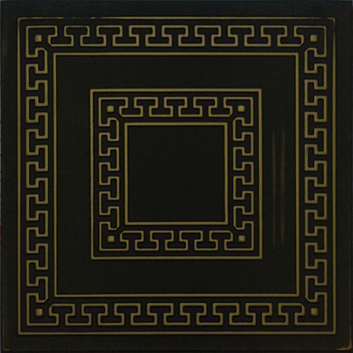 XPS RETRO пано за таван LOGODOM BLACK GOLD 23 / злато / 2 м2 пакет