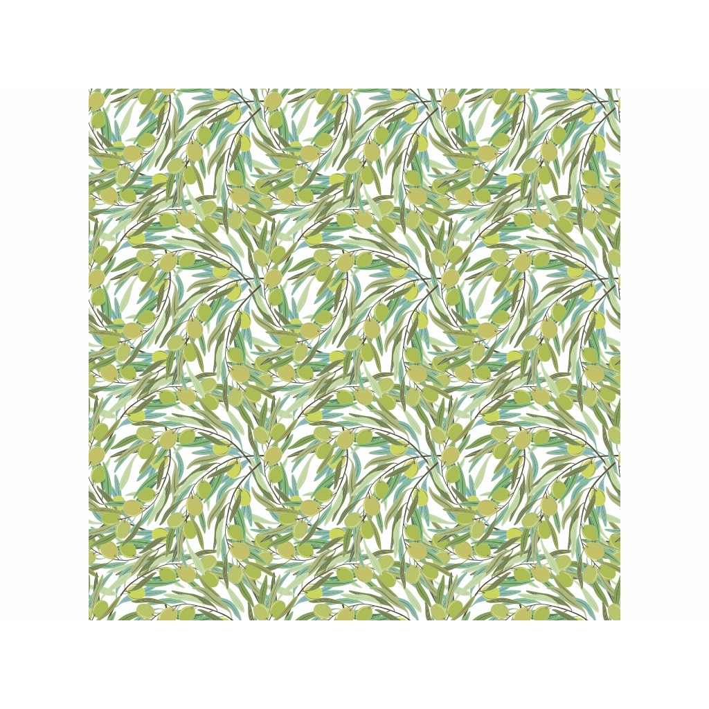 Folie geam autoadeziva Olives, Folina, verde, rola de 100x100 cm