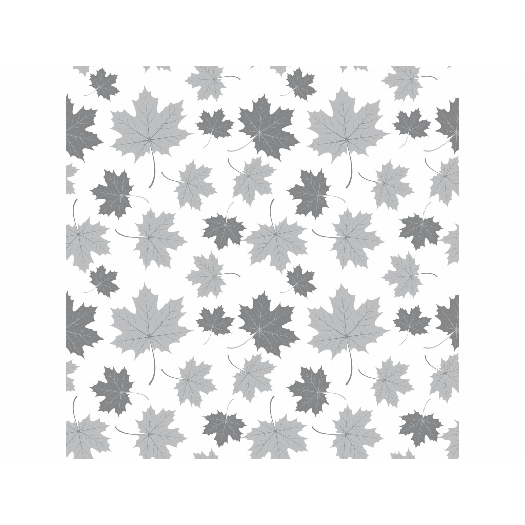 Folie geam autoadeziva Hana, Folina, model frunze, rola de 100x100 cm