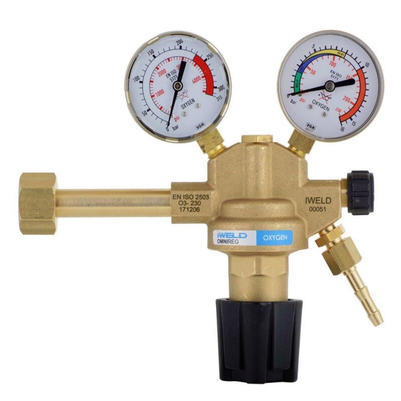 Reductor de presiune oxigen OMNIREG, 230/10 bar