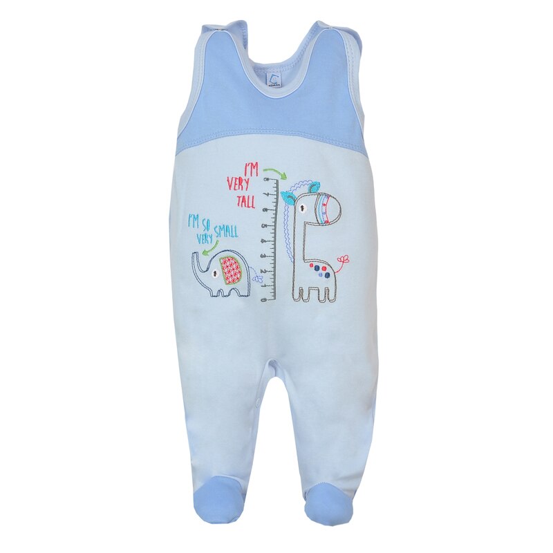 Salopeta fara maneci pentru baieti, Koala, ZOO 2382A, Albastru, 80 cm
