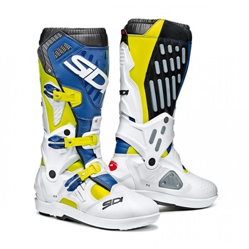 Cizme Enduro Motocross Sidi Atojo Srs alb/albastru 42