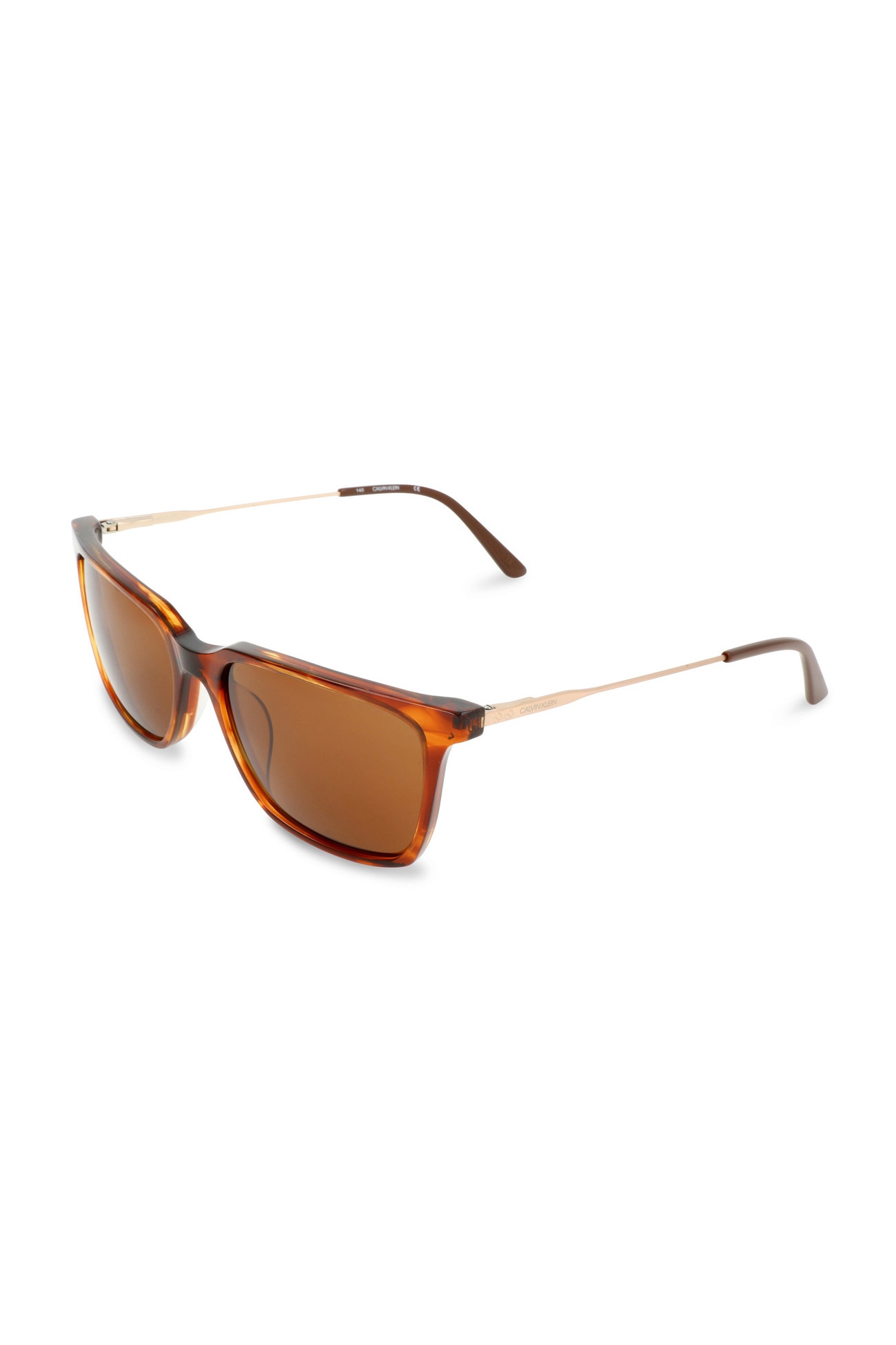 Ochelari de soare unisex Calvin Klein model CK19703, culoare maro
