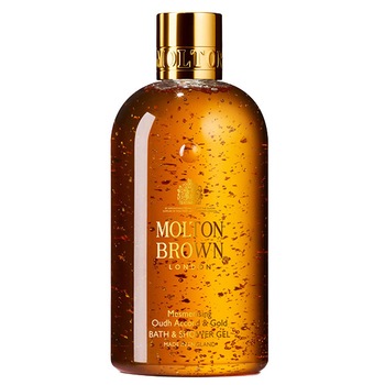 Gel de Dus Molton Brown, Oudh Accord & Gold Fine, Femei, 300 ml Gel de Dus Molton Brown, Oudh Accord & Gold Fine, Femei, 300 ml