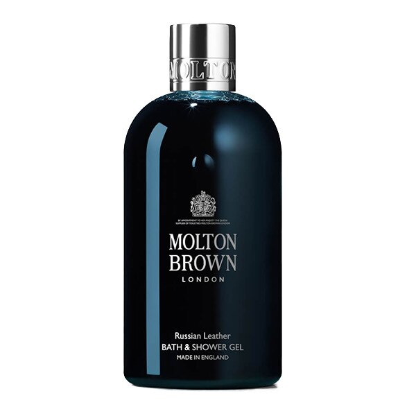 Gel de Dus Molton Brown Russian Leather, Femei, 300 ml