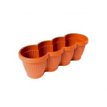 Jardiniera din plastic maro 40 cm Jardiniera din plastic maro 40 cm