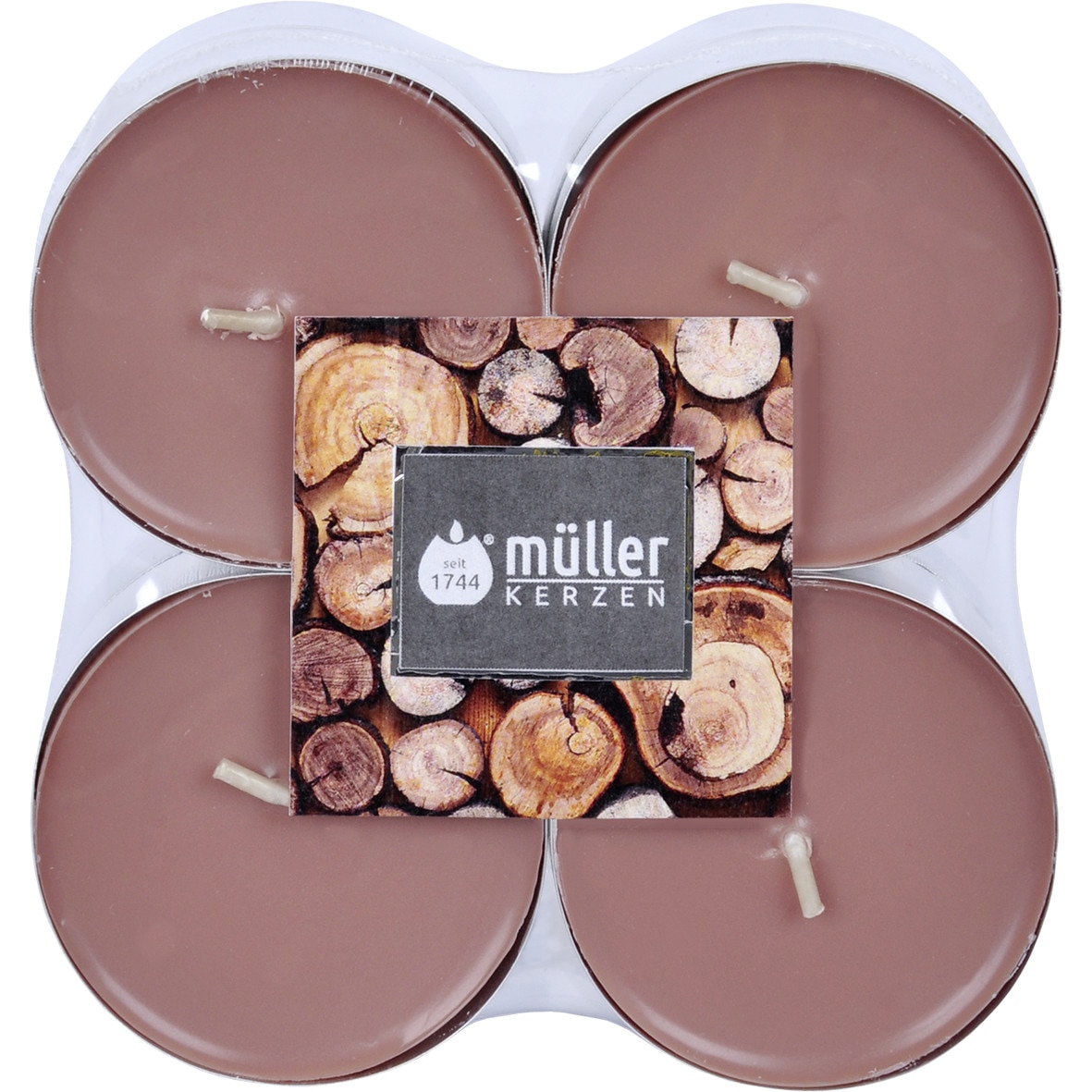 Set 8 buc Lumanari maxipastile parfumate lemn de santal