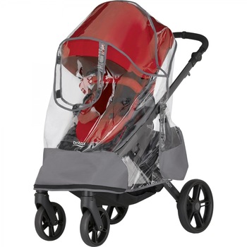 Copertina pentru carucior Britax B-Ready, impotriva ploii si a vantului, Bej Copertina pentru carucior Britax B-Ready, impotriva ploii si a vantului, Bej