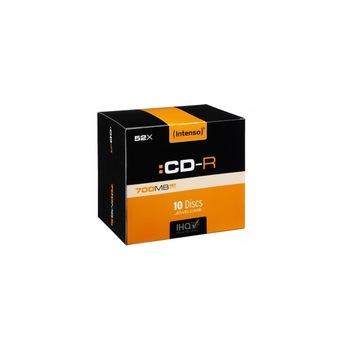 Mediu stocare Intenso CD-R 700MB 52x printable slim case 10 buc Mediu stocare Intenso CD-R 700MB 52x printable slim case 10 buc