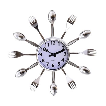 Ceas de perete rotund, Spoon and Fork Ceas de perete rotund, Spoon and Fork