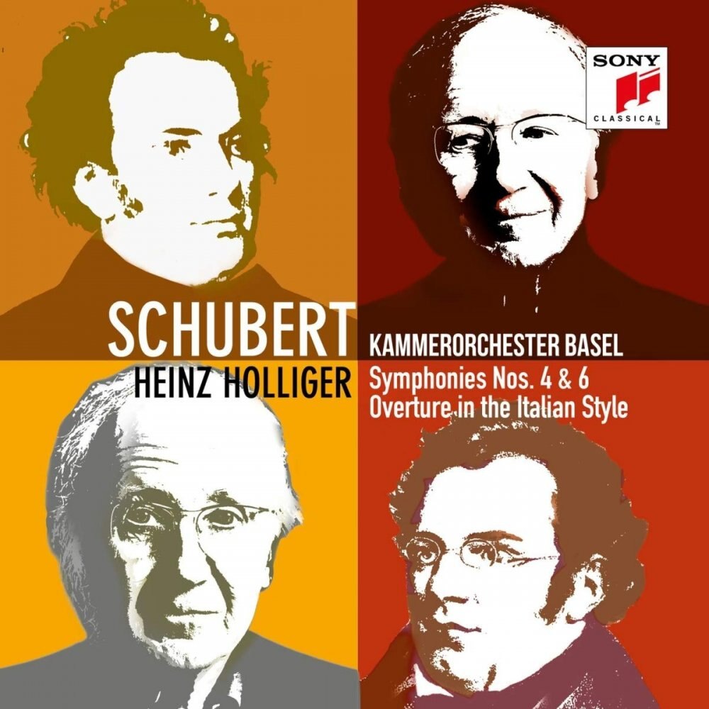 Kammerorchester Basel/Heinz Holliger - Schubert:Symphonies nos.4 & 6/Overture in the Italian Style (CD)