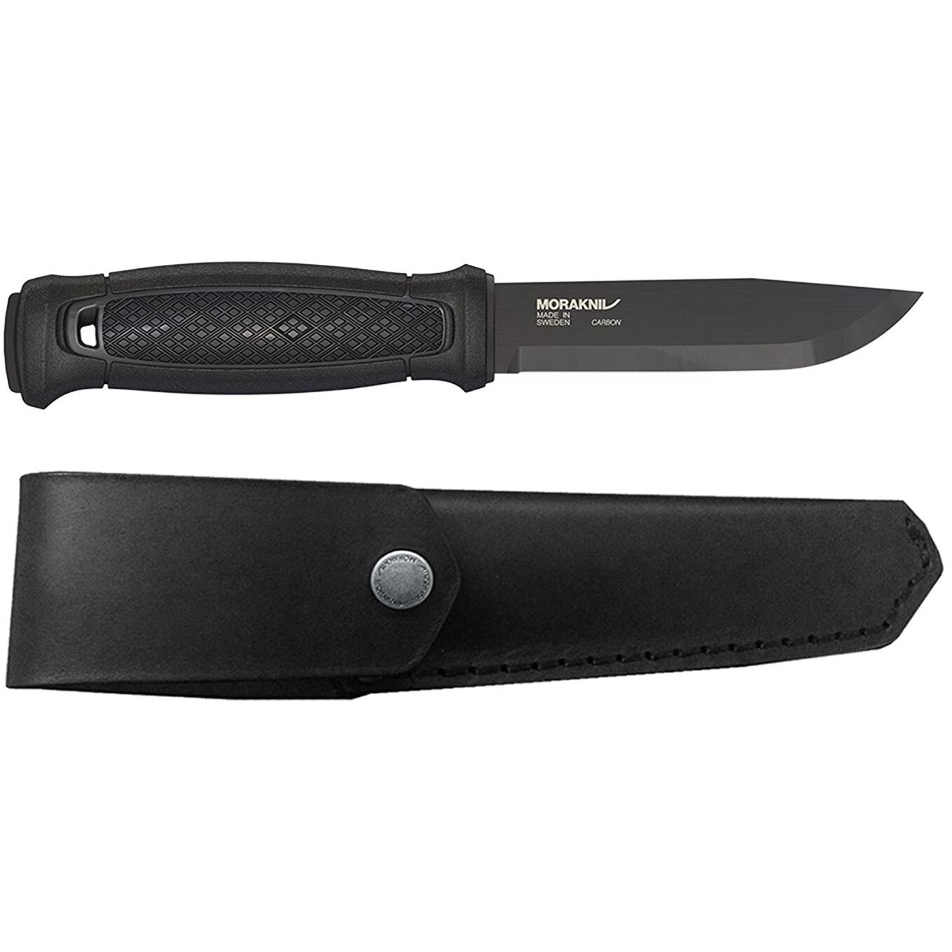 Kit cutit Mora Garberg carbon teaca piele, pentru camping/outdoor/vanatoare