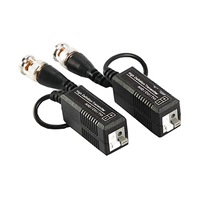 set 2 video balun pasiv aku cu transmisie clear hd hdcvihdtviahd 250-600m prindere cu clip protectie interferente si descarcari electrice pentru cctv ak3122 imagen 18_0_
0