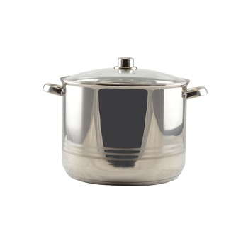 Cratita inox cu capac sticla 18x11.5cm, 2.5L Cratita inox cu capac sticla 18x11.5cm, 2.5L